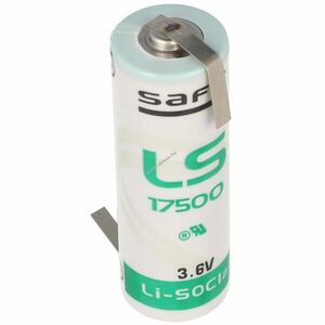 Saft LS17500 A méret Z-forma forrfül lítium elem kép