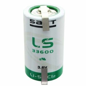 Saft LS33600 3.6V lítium elem forrfül U-forma kép