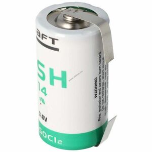 Saft LSH 14 3.6V U-alakú forrfül elem lítium kép
