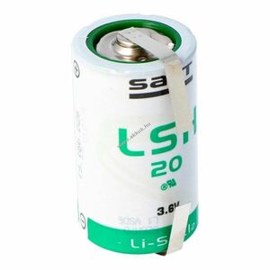 Saft LSH20 3.6V U-forrfülekkel lítium elem kép