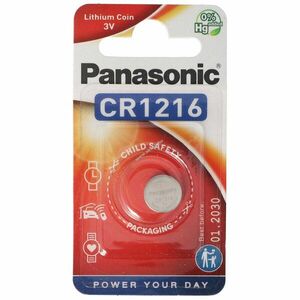 Panasonic CR1216 elem lítium kép