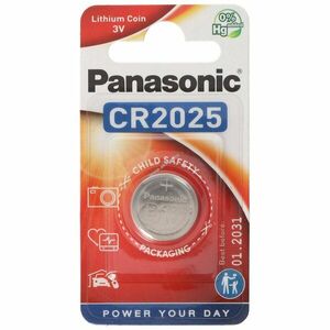Panasonic CR2025 3, 0V 165mAh elem lítium kép