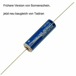 Sonnenschein SL-360/P axiális vezetékkel Tadiran szervetlen lítium elem kép