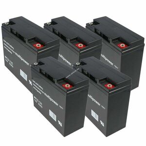 Helyettesítő akku Multipower SXT Raptor 1200 60V 22000mAh 5db/csomag 6-DZM-20 AGM ólom-zselés kép
