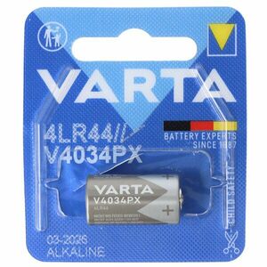 Varta V4034 4LR44 PX28A A544 K28A fényképezőgép elem kép