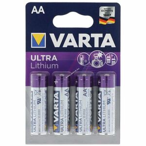 Varta Ultra 6106 AA Mignon ceruza 1, 5V 4db/csomag lítium elem kép