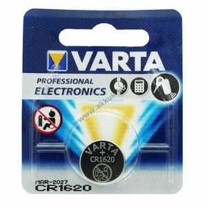 Varta CR1620 lítium elem kép