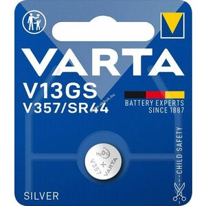 Varta SR44 V13GS gombelem 1.55V 155mAh 1db/csomag ezüst-oxid kép