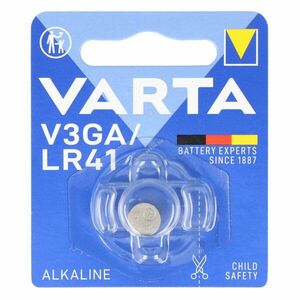 Varta LR41 V3GA 1.5V gombelem 1db/csomag alkáli kép