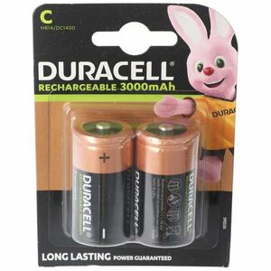 Duracell Recharge Ultra C (bébi méret) HR14 akku 1, 2V 3000mAh 2db/csomag NiMH kép