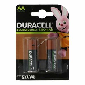 Duracell PreCharged Mignon ceruza akku 1, 2V 2500mAh 2db/csomag NiMH kép