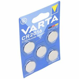 Varta gombelem CR2016 3V 90mAh 5db/csomag Electronics Lítium kép