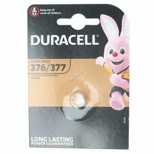 Duracell gombelem ezüst-oxid 376/377 SR66 1.5V 28mAh 1db/csomag kép