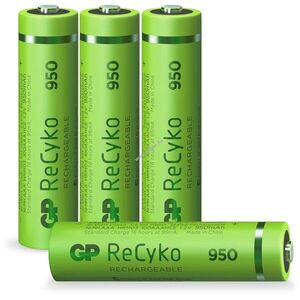 GP ReCyko AAA (mikro) akku 1, 2V 950mAh 4db/csomag NiMH kép