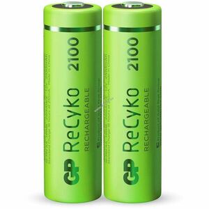 GP ReCyko AA Mignon ceruza akku 1, 2V 2100mAh 2db/csomag NiMH kép