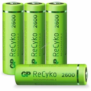 GP ReCyko AA Mignon ceruza akku 1, 2V 2600mAh 4db/csomag NiMH kép