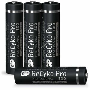 GP ReCyko Pro AAA akku 1, 2V 800mAh 4db/csomag NiMH kép