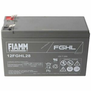 FIAMM 12FGHL28 12V 7200mAh akku Faston 6, 3mm AGM ólom-zselés kép