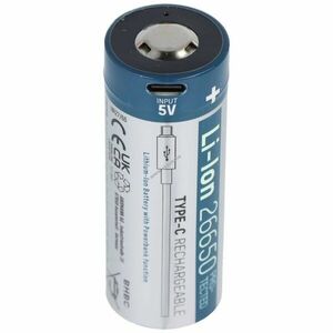 Ansmann 26650 3, 6V 5100mAh akku USB-C töltőcsatlakozóval Li-Ion kép