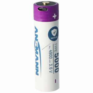Ansmann 21700 akku 3, 6V 5000mAh USB-C töltőcsatlakozóval Li-Ion kép