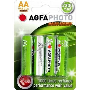 Agfaphoto Value Energy AA Mignon ceruza akku 1.2V 2300mAh 4db/csomag NiMH kép