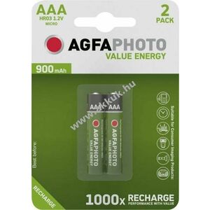 Agfaphoto Value Energy AAA (mikro) akku 1.2V 900mAh 2db/csomag NiMH kép