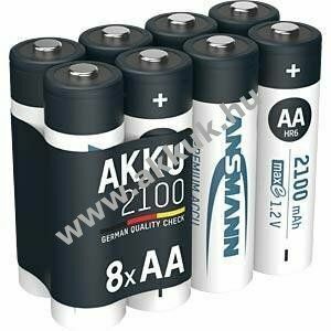 Ansmann maxE AA Mignon ceruza akku 1, 2V 2100mAh 8db/csomag NiMH kép