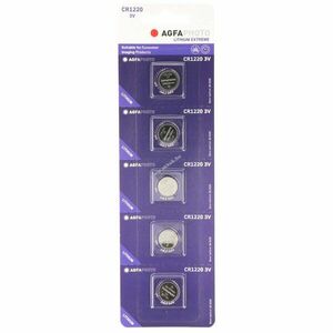 Agfaphoto CR1220 3V gombelem 5db/csomag lítium kép