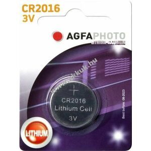 Agfaphoto gombelem CR2016 3V Extreme 1db/csomag Lithium kép
