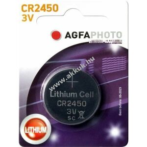 Helyettesítő elem Agfaphoto CR2450 3V gombelem 1db/csomag Lithium kép