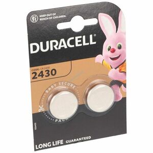 Duracell CR2430 gombelem 3, 0V 2db/csomag Lithium kép