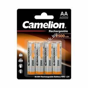 Camelion AA Mignon ceruza akku 1.2V 2500mAh 4db/csomag NiMH kép