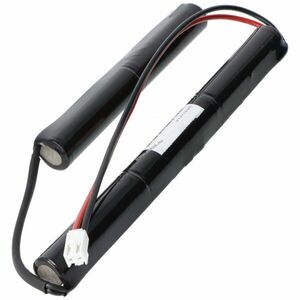 Helyettesítő akku 6V 4000mAh vészvilágításhoz 25cm kábel JST VHR-2 4/3A dupla oszlop NiMH kép