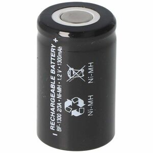 Helyettesítő akku 2/3A 1, 2V 1300mAh 1db/csomag NiMH kép