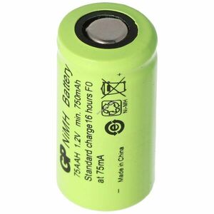 GP Batteries 2/3AA 1, 2V 650mAh modellépítő akku NiMH kép