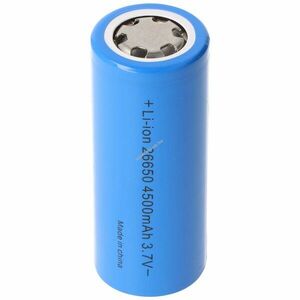 Helyettesítő akku 26650A 3, 7V 4500mAh max15A 26, 5x65, 2mm Li-ion kép