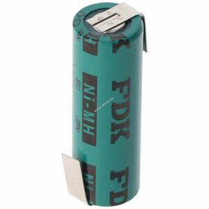 FDK 4/5AA Mignon ceruza flattop 43x14, 2mm Z-forma forrfüllel akku 1, 2V 1100mAh NiMH kép