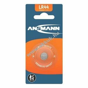 Ansmann gomb gombelem LR44 LR1154 AG13 1, 5V alkáli kép