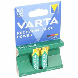 Varta Power Ready2Use AA Mignon ceruza akku 1, 2V 2600mAh 2db/csomag NiMH kép
