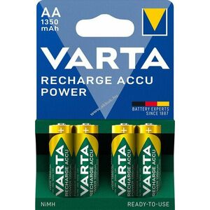 Varta Accu Power AA Mignon ceruza akku 1.2V 1350mAh 4db/csomag előretöltött NiMH kép
