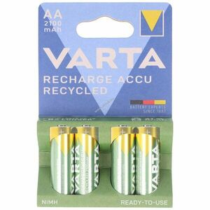 Varta Accu Recycled AA Mignon ceruza akku 1.2V 2100mAh 4db/csomag NiMH kép