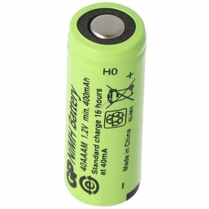 Helyettesítő akku 2/3AAA Flat Top 1, 2V 400mAh 29x10mm NiMH kép