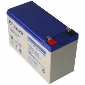 Ultracell UL7-12 12V 7, 0Ah Faston187 4, 8mm VDS G107096 akku AGM ólom-zselés kép