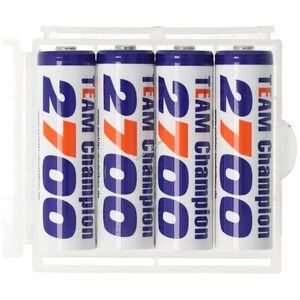 Helyettesítő akku Team Champion AA Mignon ceruza akku 1.2V 2700mAh 4db/csomag NiMH kép