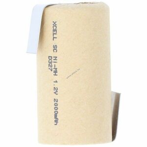Helyettesítő akku Sub-C redőnymotor 1, 2V 2000-2200mAh forrfüllel NiMH kép