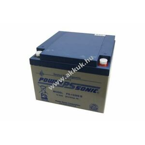 Powersonic PS-12260 12, 0V 26, 0Ah akku AGM/ólom-zselés kép