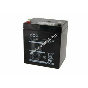 PBQ 5, 2-12 12, 0V 5, 2Ah AGM ólom-zselés akku kép