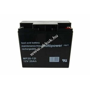 Multipower MP20-12 MP20-12I 12, 0V 20, 0Ah akku AGM ólom-zselés kép
