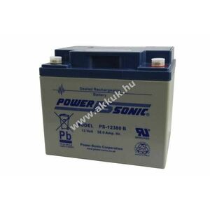 Powersonic PS-12380 12V 38, 0Ah akku AGM ólom kép