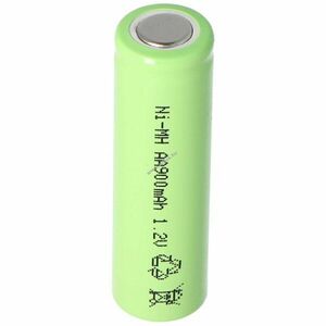 Helyettesítő akku Flat Top AA Mignon ceruza akku 1, 2V 900mAh 1db/csomag NiMH kép